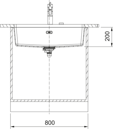 Кухонная мойка FRANKE 125.0741.508 из материала Fragranite MRG 110-72, белый (стоп-вентиль в комплекте)