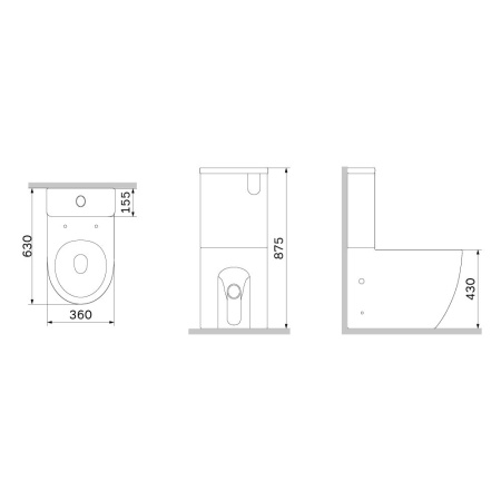 C808600SC Like Aquaspin унитаз-компакт с сиденьем микролифт