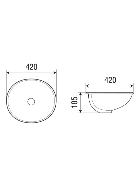 Раковина врезная WeltWasser WW SK DEILBACH 6011