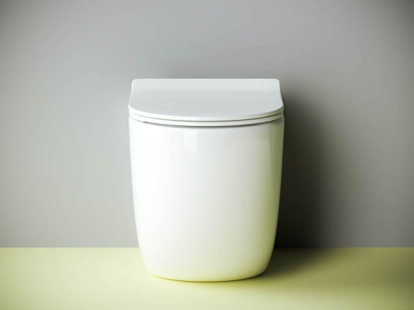 Напольный приставной унитаз Ceramicanova Metropol Rimless, Белый, CN4004