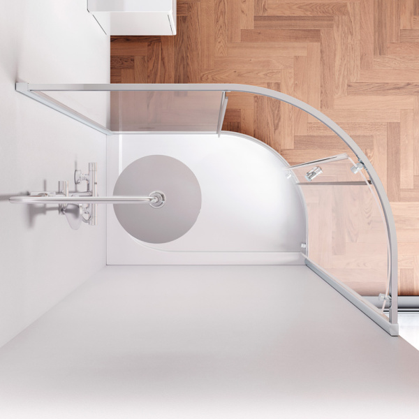 W83UG-302U120MT Like Solo Slide 120 Душевое ограждение AM.PM Like 120x80, стекло прозрачное