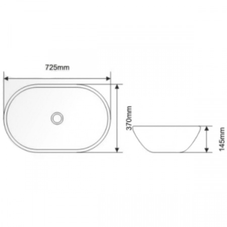 Раковина MELANA MLN-7811B