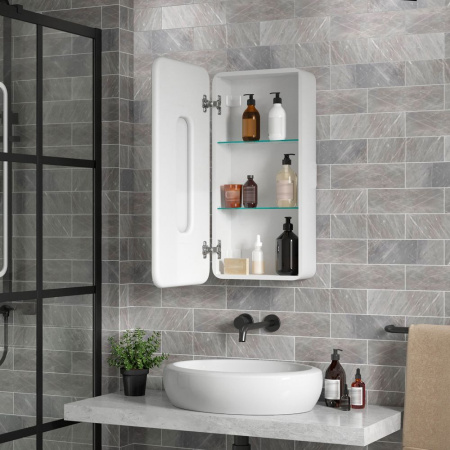 Зеркало-шкаф Reflexion Circle LED 400х800 RF2105SR