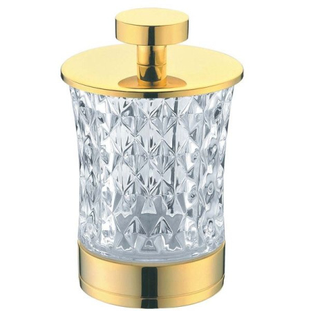 Стакан для ватных дисков Boheme 10215 Золото