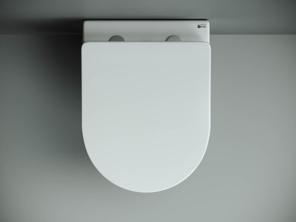 Подвесной унитаз Mono Rimless 350х360 белый