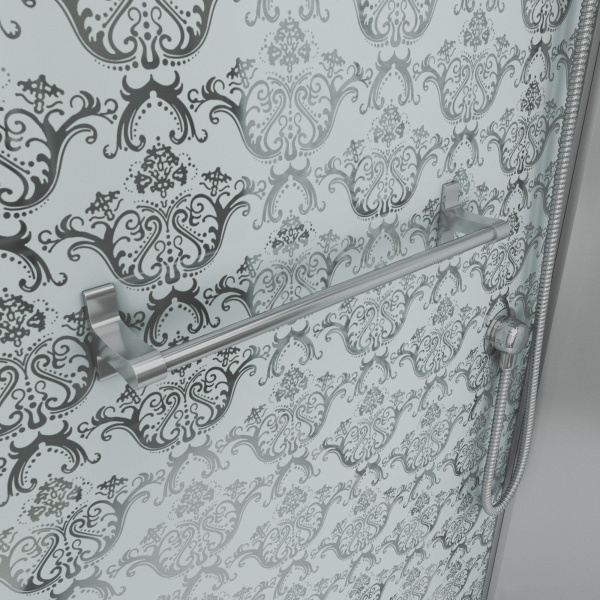 Душевая кабина Niagara Luxe NG-7799WBK (90x90х210) низкий поддон(15см),дверь распашная,стенки серебро,без крыши,4 места