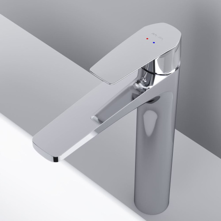 F90E92200 Gem Смеситель для умывальника AM.PM высокий с д/к, хром.