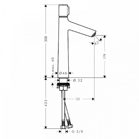 Смеситель для умывальника Hansgrohe Talis Select S 72045000