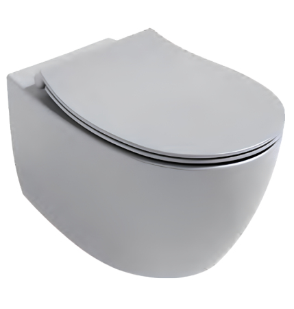 Унитаз ISVEA Sentimenti Neo подвесной 363*510*400 серый бетон матовый 10AR02010-2V