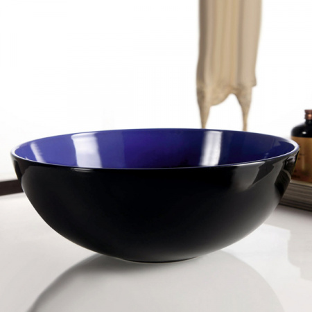 Раковина MELANA MLN-T4005-B18+B1 (черно-синяя)