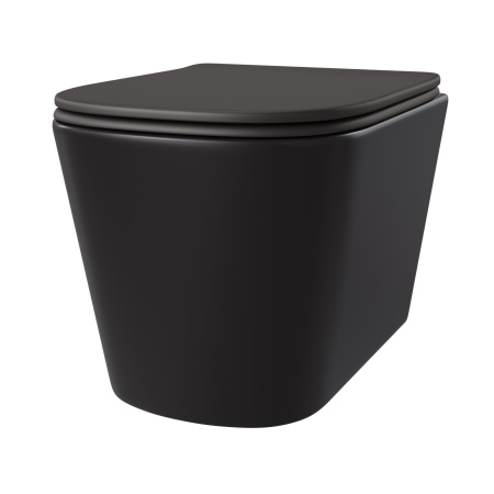 Унитаз Taliente Correto CR25200 Nero подвесной