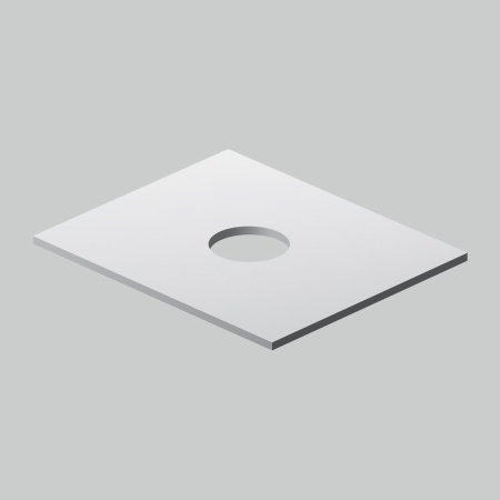 M8FST0600WM Func Столешница AM.PM, 60 см, цвет белый матовый