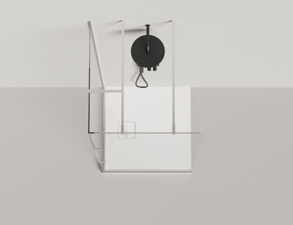 Душевой поддон Salini OASI 80x80 покраска по RAL полностью 120323MF