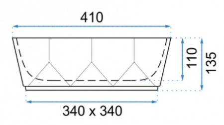 Умывальник Rea VISTA U4601