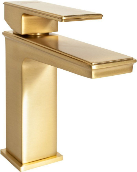 Cмеситель для раковины Hansberge H1070 Золото матовый