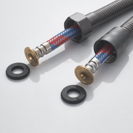 Гигиенический душ со смесителем Shevanik S6105T-1, оружейная сталь