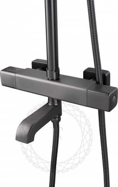 Душевая система FILARETE FL2050 с термостатом (Графит)