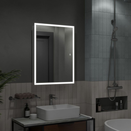 Зеркало-шкаф Reflexion Cube LED 600х800 RF2211CB