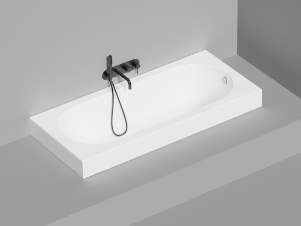 Ванна встраиваемая Salini ORNELLA 170x75 покраска по RAL полностью, S-Stone, матовый 102321MF