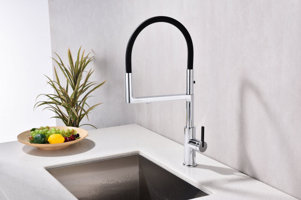 Смеситель для кухни Paulmark TORNADO To213402-CR, хром