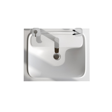 M8FWPC0600WM Func, Раковина мебельная AM.PM, литьевой мрамор, 60 см, цвет белый матовый