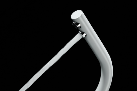 Смеситель для кухни Paulmark ESSEN Es213011-431TW, белый матовый полностью