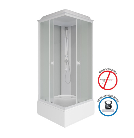 Душевая кабина Niagara Promo P100/26Q/MT (100х100х215) 4 места