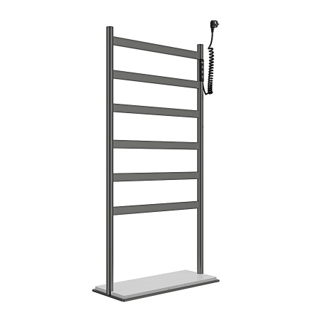 Полотенцесушитель электрический напольный WONZON & WOGHAND, Темный графит (WW-A406-GM)