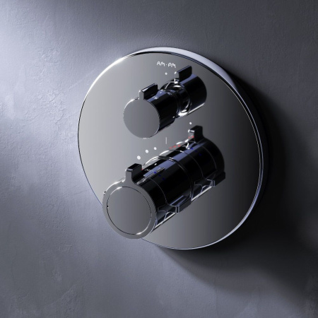 F85A95600 X-Joy Смеситель AM.PM встроенный с термостатом  на 3 потребителя, хром