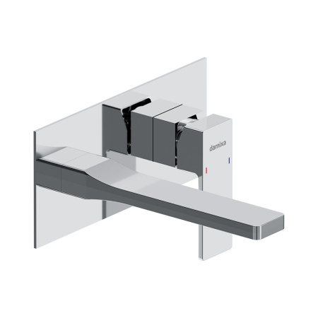 530260000 Gala Смеситель для умывальника Damixa монтируемый в стену, хром