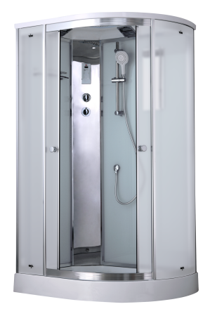 Душевая кабина Timo Comfort T-8802L Fabric Glass  120*85*220+турецкая баня хамам+стульчик прозрачный