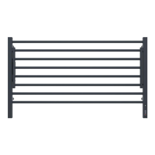 Полотенцесушитель электрический с полкой Terminus Горизонт П8 100х60 КС, черный муар