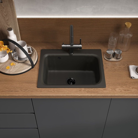 Кухонная мойка Reflexion Optima RX0952BL, черный