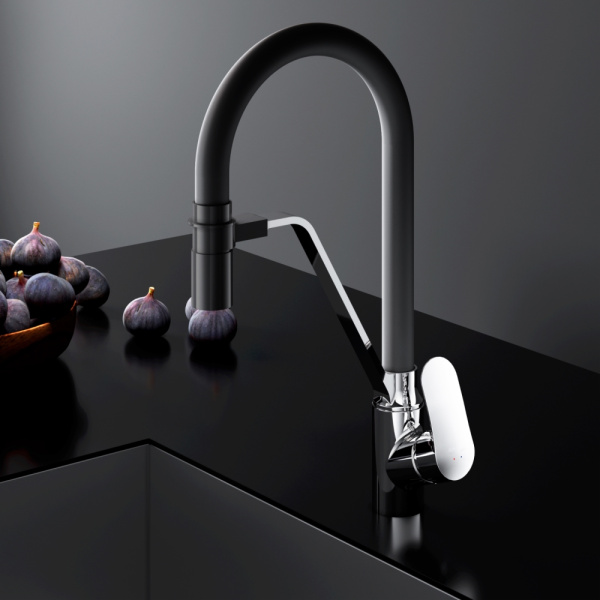 F8007802 Like, Смеситель для кухни AM.PM с каналом для питьевой воды и гибким изливом, хром