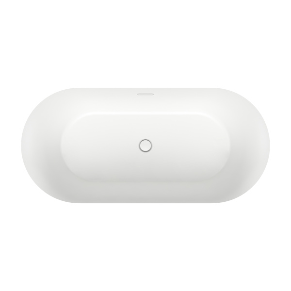 Акриловая ванна в наборе 4 в 1: отдельностоящая ванна, ножки, экран, слив-перелив Wellsee Chalice Perfection 230603002