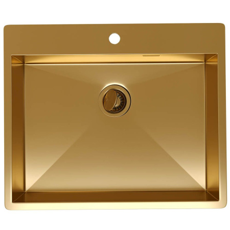 Кухонная мойка Reflexion Iseo RX2260GD брашированное золото