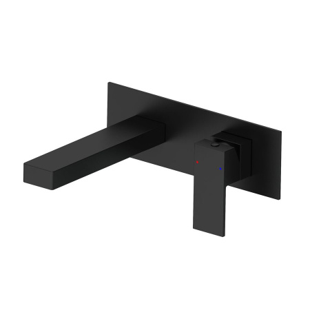 Смеситель для раковины встраиваемый WONZON & WOGHAND, Черный матовый (WW-88869016-MB)