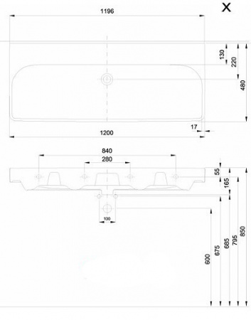 Раковина для ванной Kolo Traffic L91020900 белая