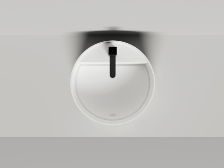 Раковина накладная Salini ARMONIA ROUND TOP 02 без отверстия под смеситель покраска по RAL полностью, 130422TMF