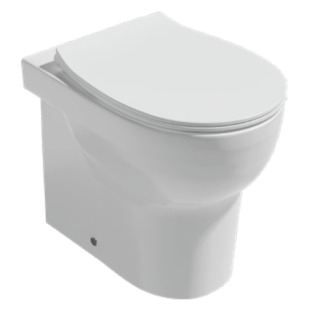 Унитаз ISVEA Absolute приставной 347*500*410 белый 10AB10002SV