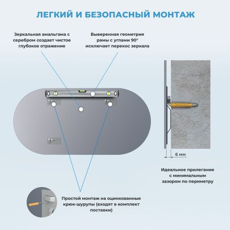 Зеркало Wellsee 7 Rays' Spectrum 172201430