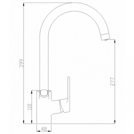 Смеситель для мойки ZorG Steel Hammer SH 901 хром