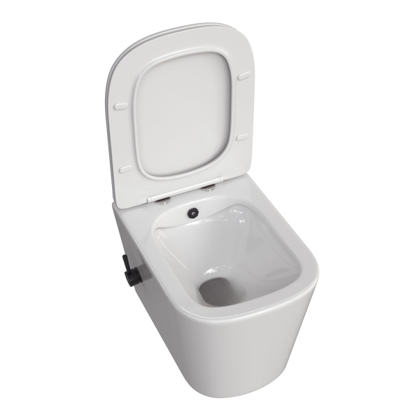 Унитаз Taliente Correto CR25200+SMnero подвесной