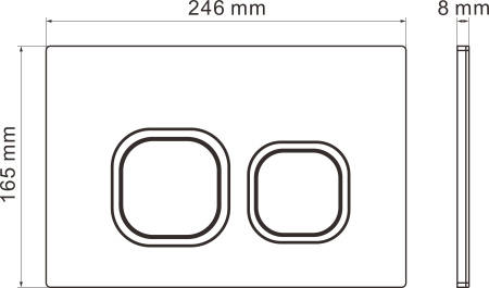 Комплект 4 в 1 Roxen StounFix Slim 830081