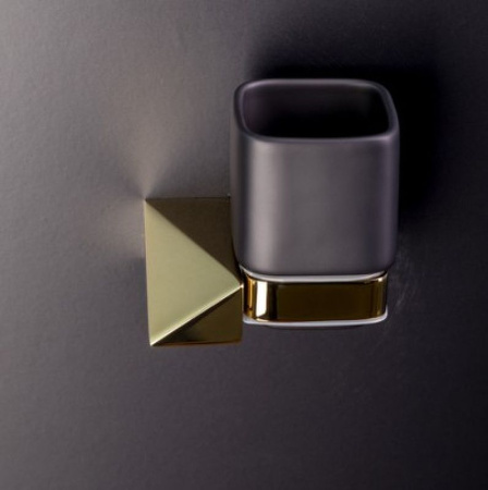 Стакан для зубных щеток Boheme New Venturo 10314-G Золото