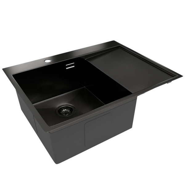 Кухонная мойка Reflexion Maggiore RX2365BL оружейная сталь