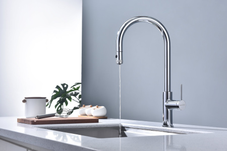 Смеситель для кухни Paulmark GALANT Ga213077-CR, хром