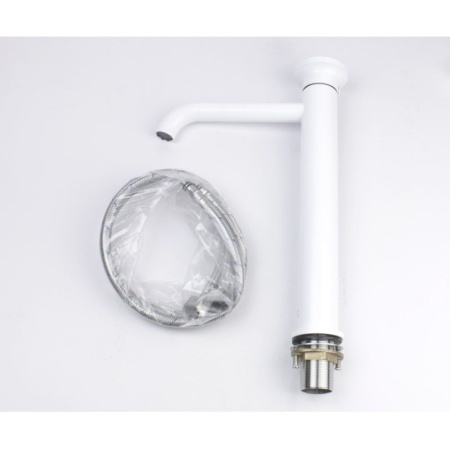 Смеситель для раковины Bronze de Luxe 9008W-Y, белый/желтый