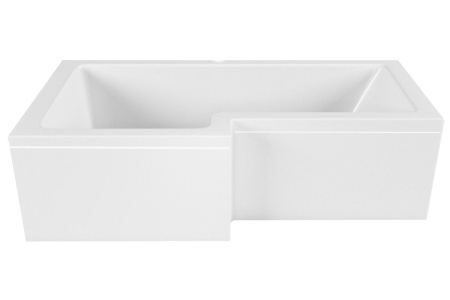 Ванна акриловая левосторонняя Vayer Options Гл000023294, 165x85