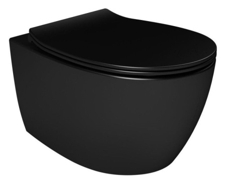 Унитаз ISVEA Sentimenti Neo подвесной 363*510*400 черный матовый 10AR02010SV-2N